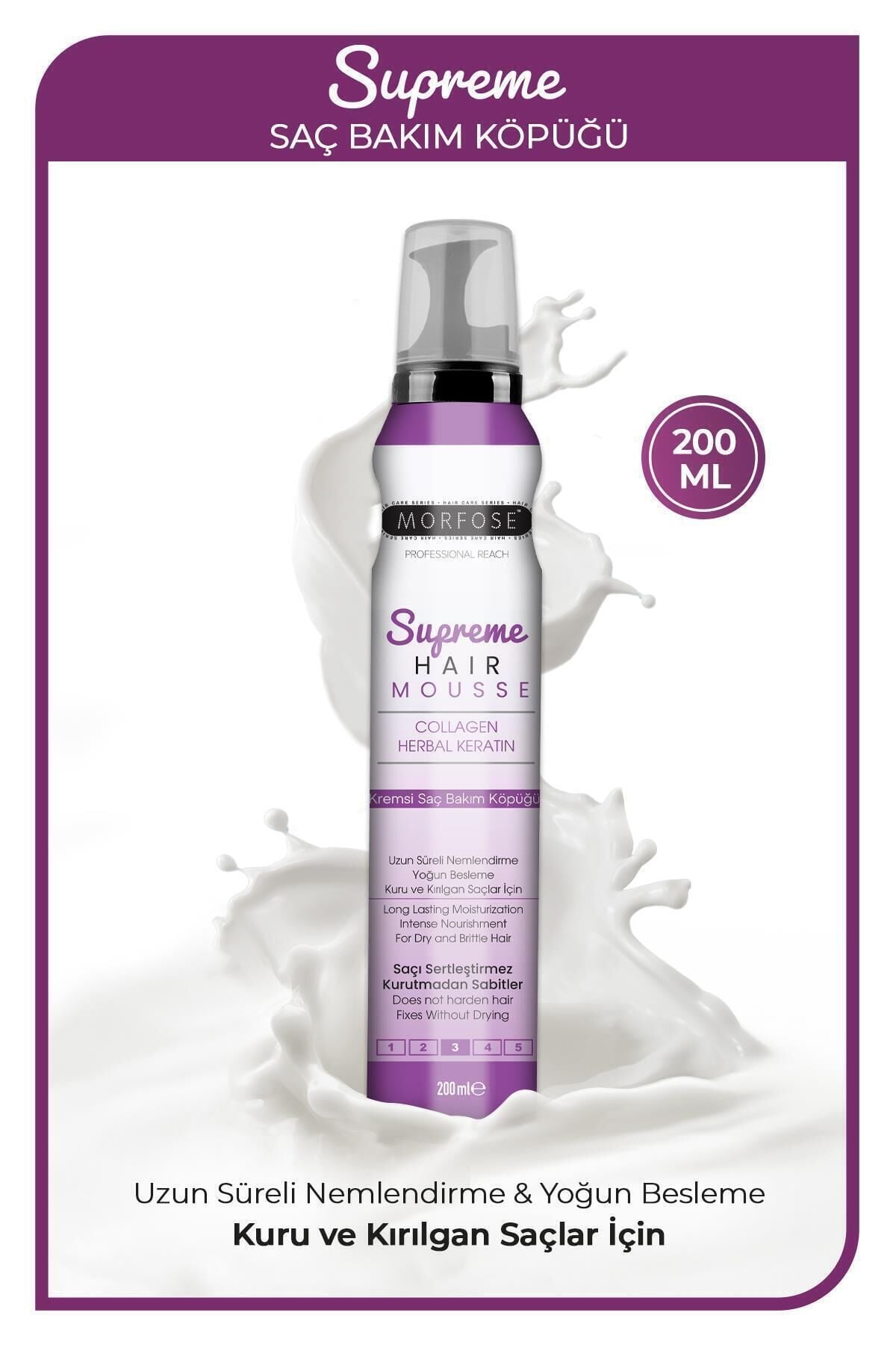 Morfose Supreme Saç Köpüğü 200 ml