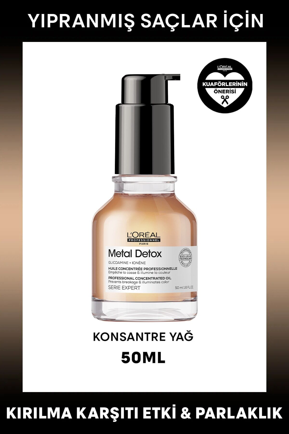 Loreal Professionnel Paris Serie Expert Metal Detox Konsantre Saç Bakım Yağı 50 ml