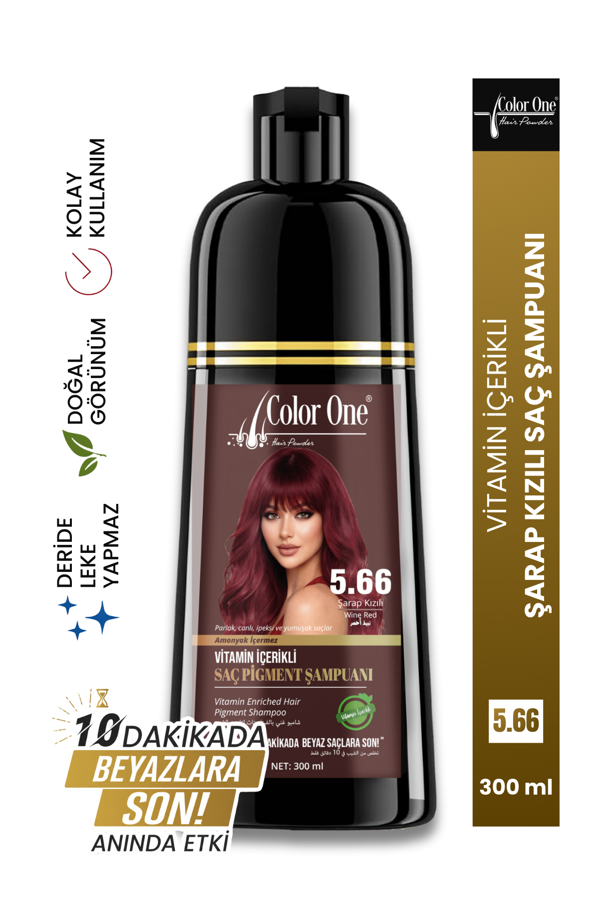 Color One Şampuan 300 ml Şarap Kızılı 5.66
