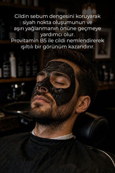 Sinep Soyulabilir Siyah Maske 150 ml