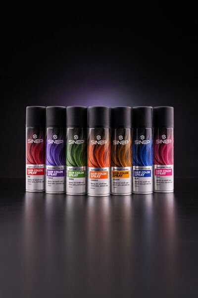 Sinep Renkli Saç Spreyi Yeşil 150 ml