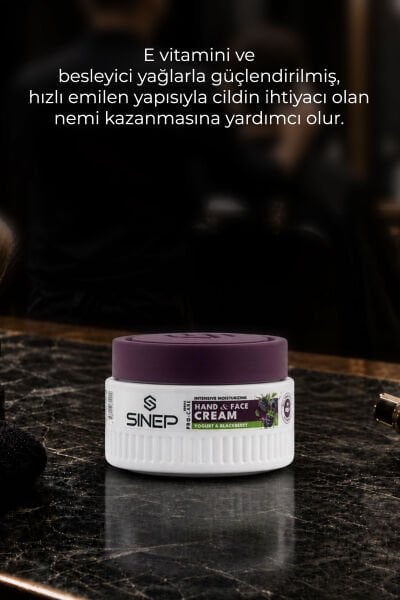 Sinep El Yüz Kremi Yoğurt & Böğürtlen 300 ml
