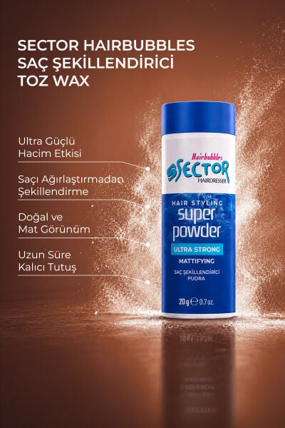 Sector Ultra Güçlü Tutuş Toz Wax 20 g