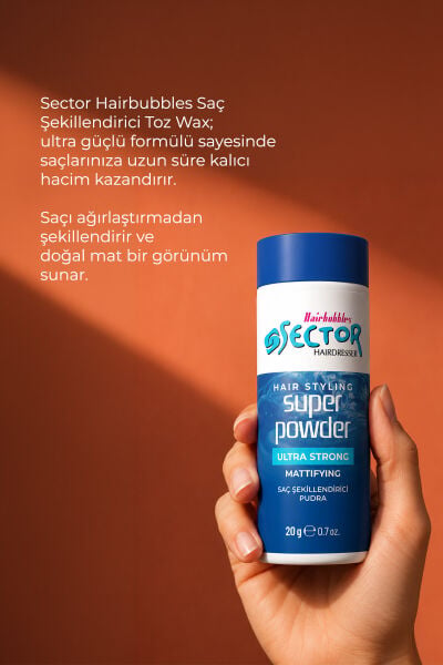 Sector Ultra Güçlü Tutuş Toz Wax 20 g