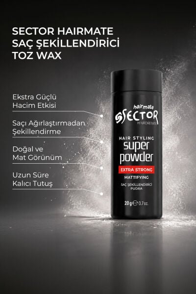 Sector Ekstra Güçlü Tutuş Toz Wax 20 g