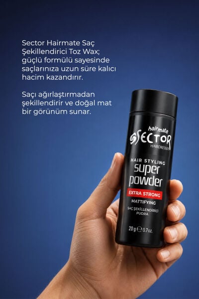 Sector Ekstra Güçlü Tutuş Toz Wax 20 g
