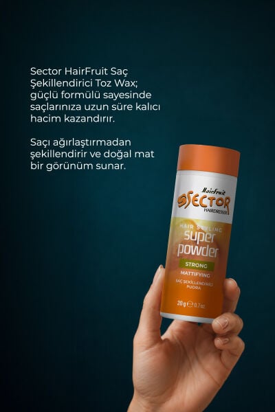 Sector Güçlü Tutuş Toz Wax 20 g