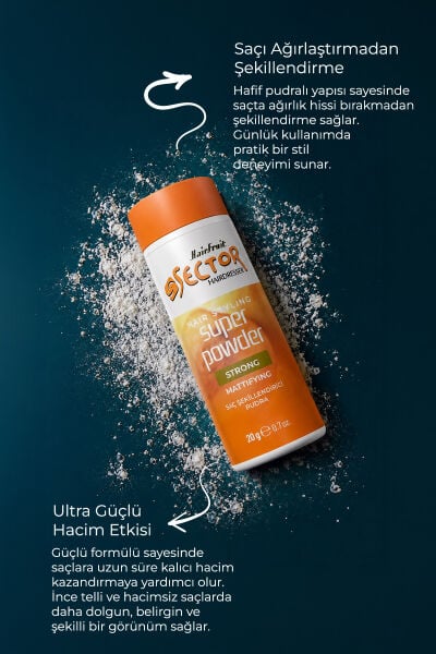 Sector Güçlü Tutuş Toz Wax 20 g