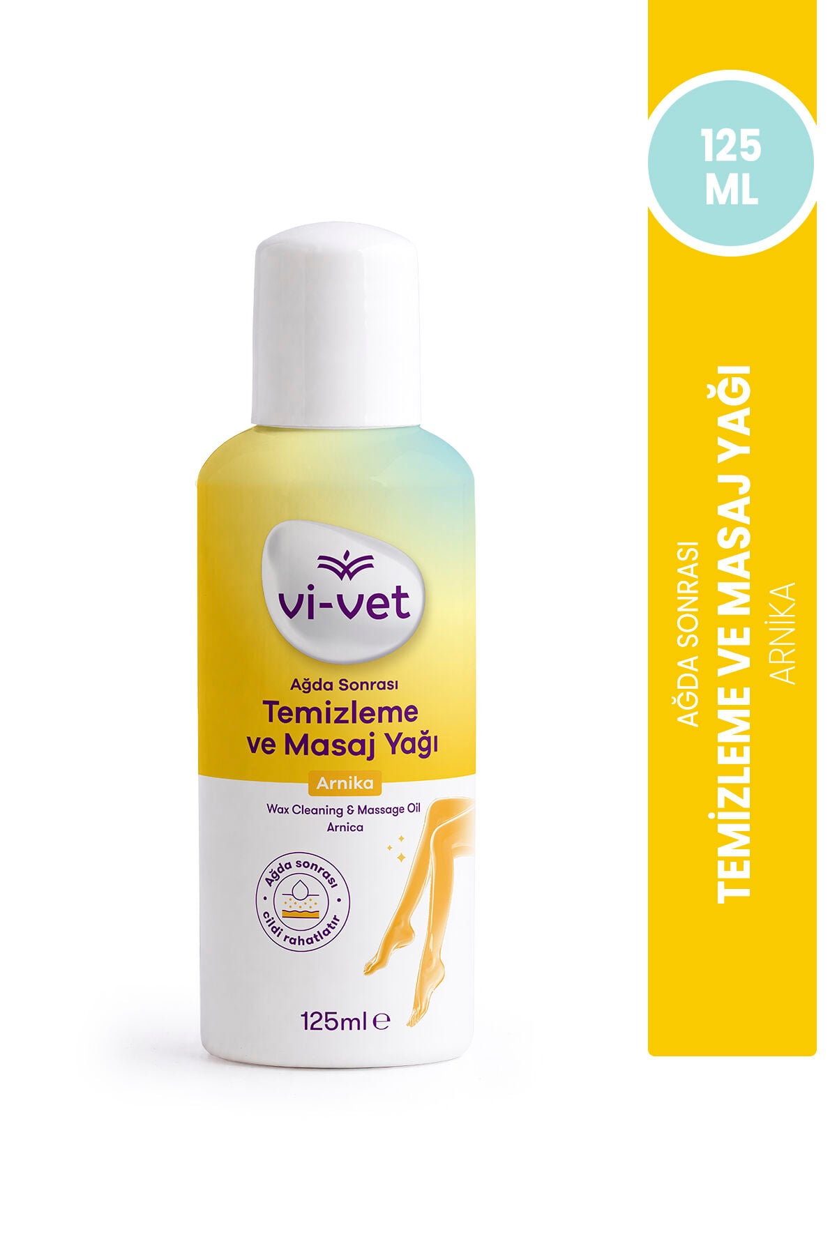 Vi-vet Sir Ağda Temizleme ve Masaj Yağı 125 ml Arnika