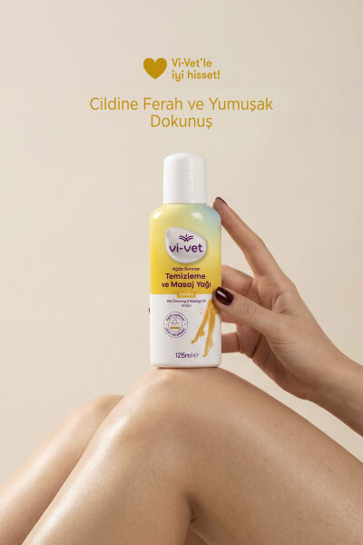 Vi-vet Sir Ağda Temizleme ve Masaj Yağı 125 ml Arnika