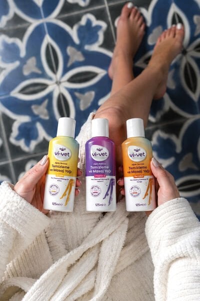 Vivet Sir Ağda Temizleme ve Masaj Yağı 125 ml Arnika