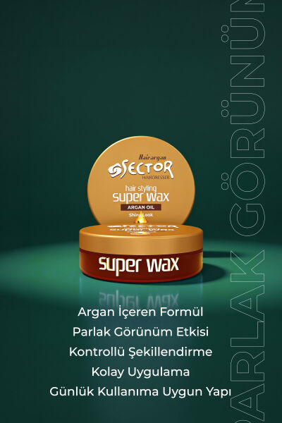 Sector Super Wax Shiny Look Argan 150 ml
