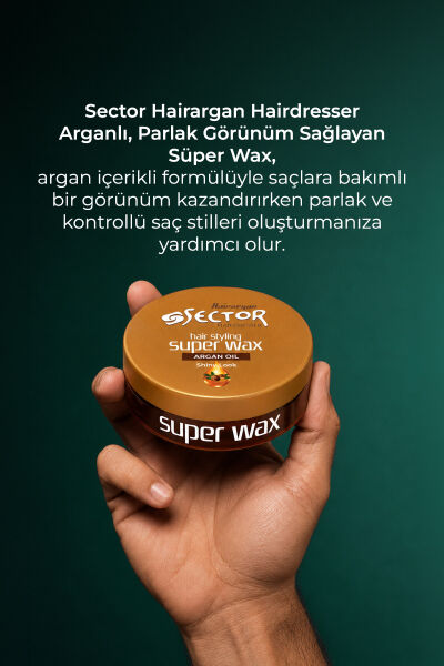 Sector Super Wax Shiny Look Argan 150 ml