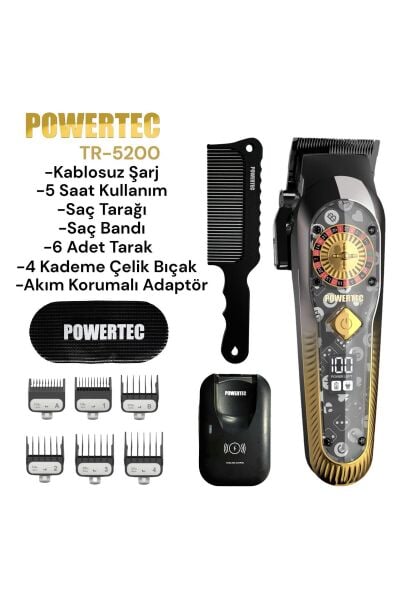 Powertec TR-5200 Saç Kesim Makinesi