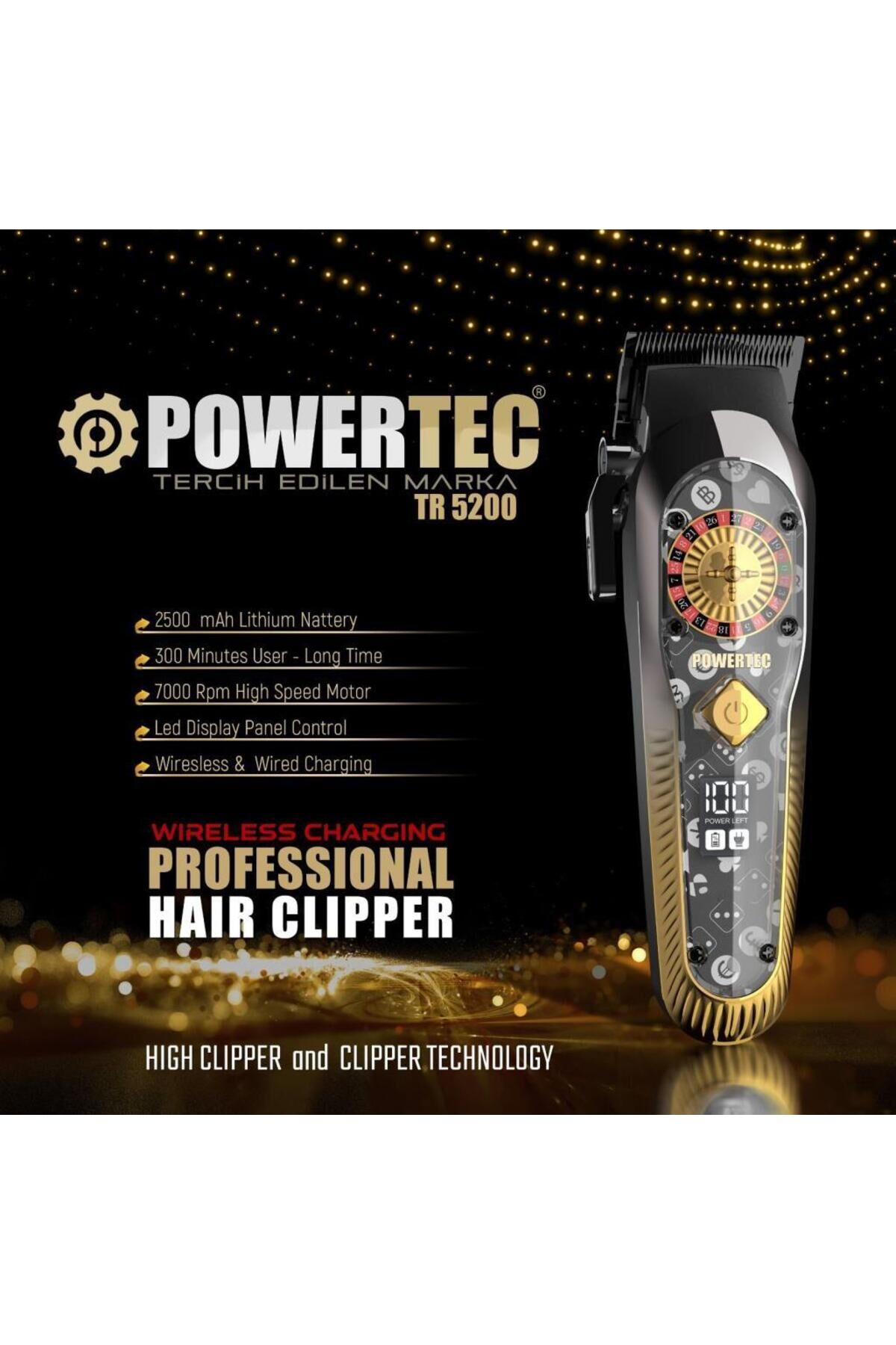 Powertec TR-5200 Saç Kesim Makinesi