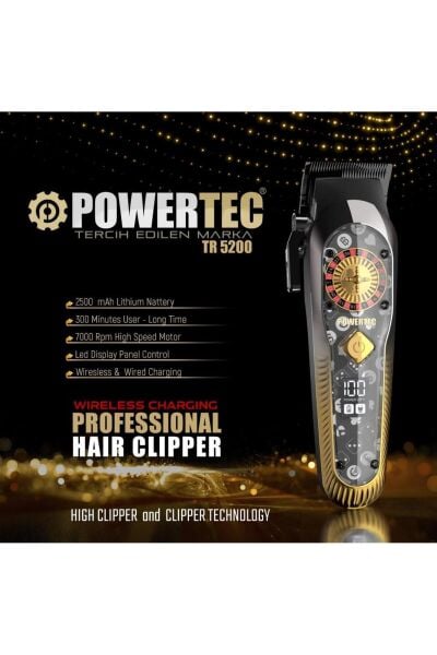 Powertec TR-5200 Saç Kesim Makinesi