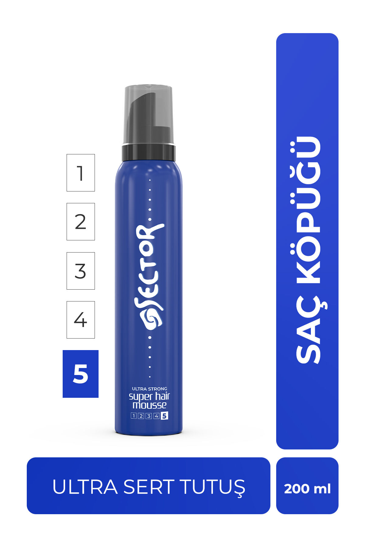 Sector Ultra Sert Saç Köpüğü 200 ml