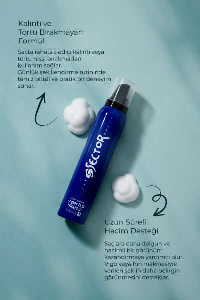 Sector Ultra Sert Saç Köpüğü 200 ml
