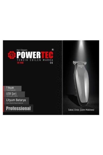 Powertec TR-1158 Saç Sakal Tıraş Makinesi