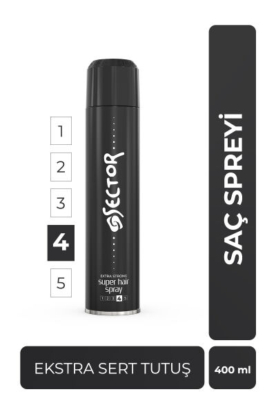 Sector Ekstra Sert Saç Spreyi 400 ml