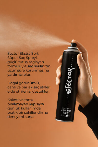 Sector Ekstra Sert Saç Spreyi 400 ml