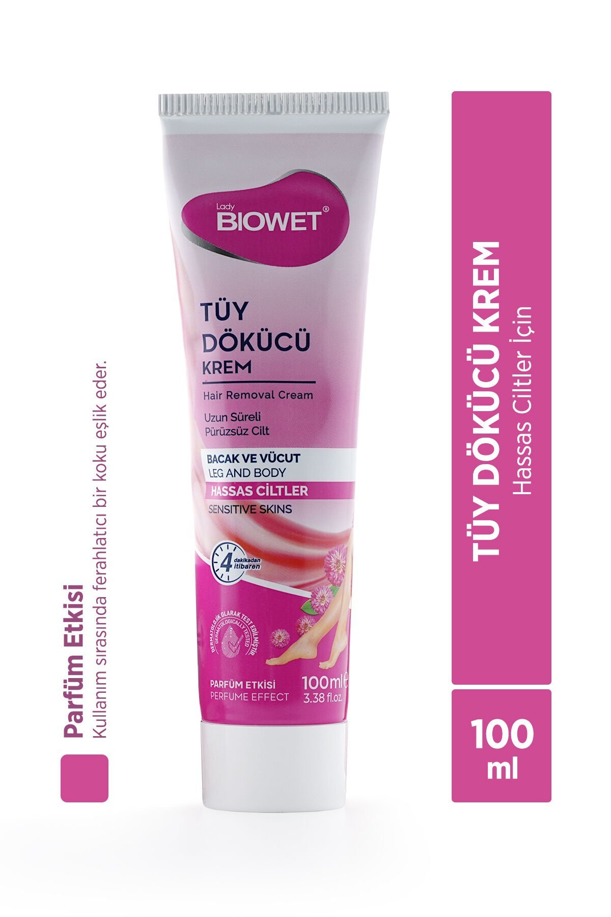 Biowet Hassas Ciltler İçin Tüy Dökücü Krem 100 ml