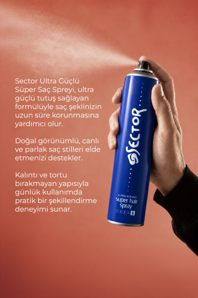 Sector Ultra Sert Saç Spreyi 400 ml