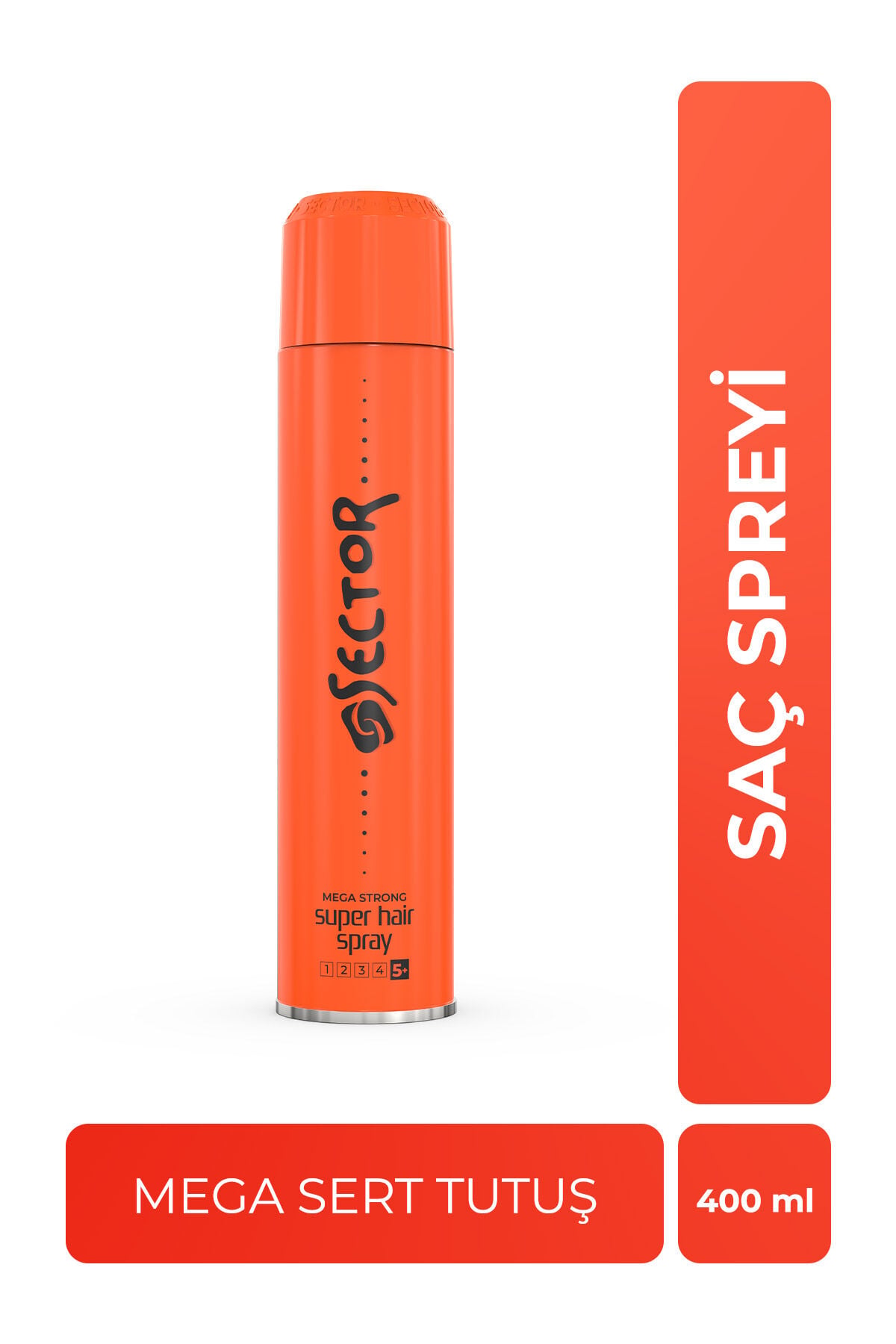 Sector Mega Sert Tutuş Saç Spreyi 400 ml