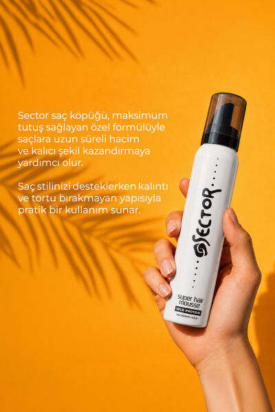 Sector Süt Proteinli Saç Köpüğü 200 ml