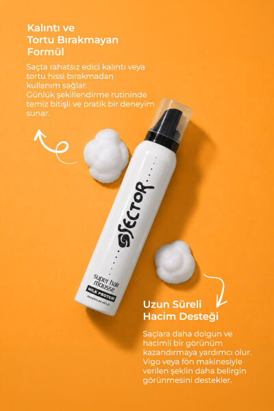 Sector Süt Proteinli Saç Köpüğü 200 ml