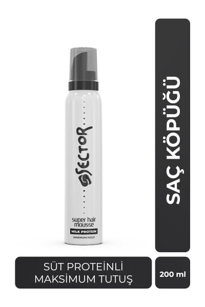 Sector Süt Proteinli Saç Köpüğü 200 ml