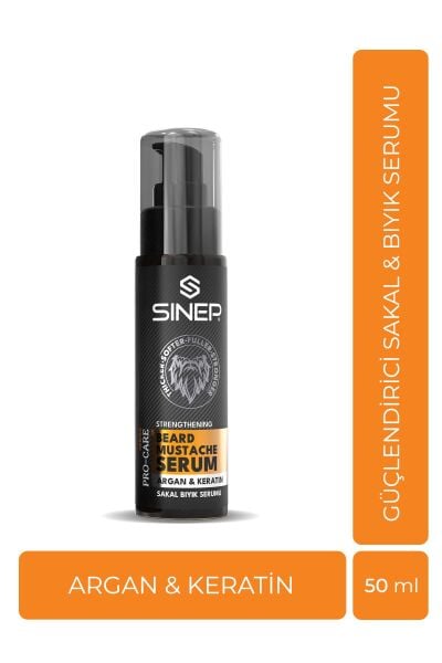 Sinep Sakal Bıyık Serumu Argan & Keratin 50 ml