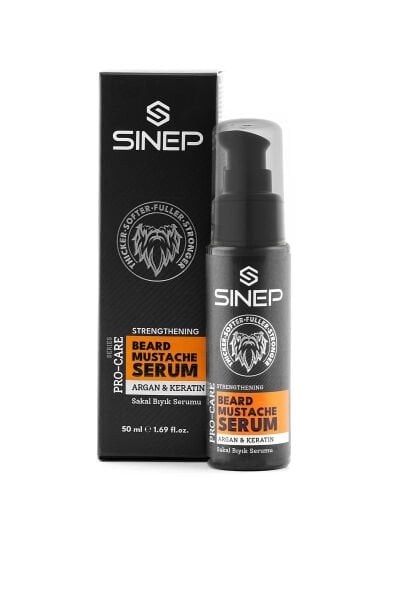 Sinep Sakal Bıyık Serumu Argan & Keratin 50 ml