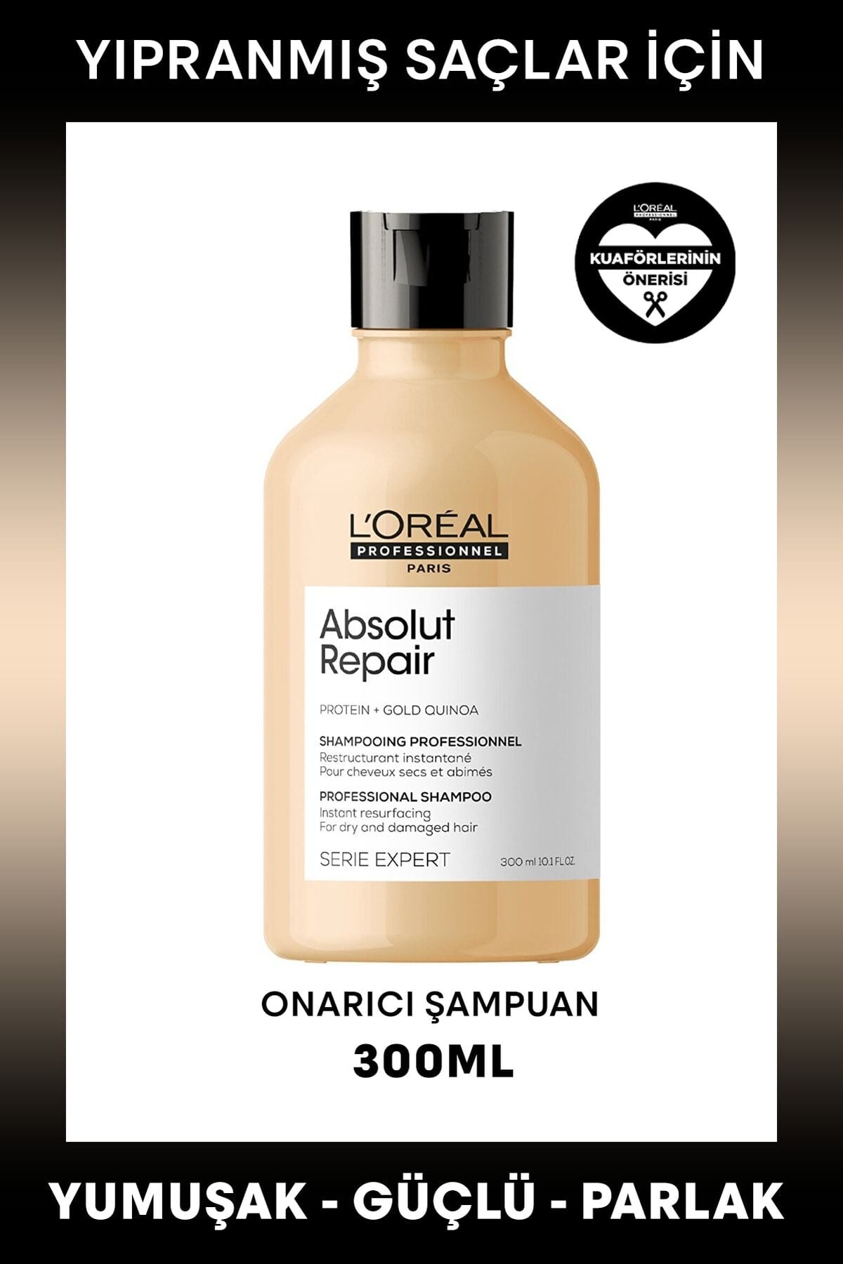 L'oreal Professionnel Serie Expert Absolut Repair Yıpranmış Saçlar Için Onarıcı Şampuan 300 ml