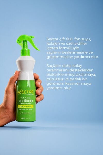 Sector Çift Fazlı Fön Suyu 400 ml Collagen
