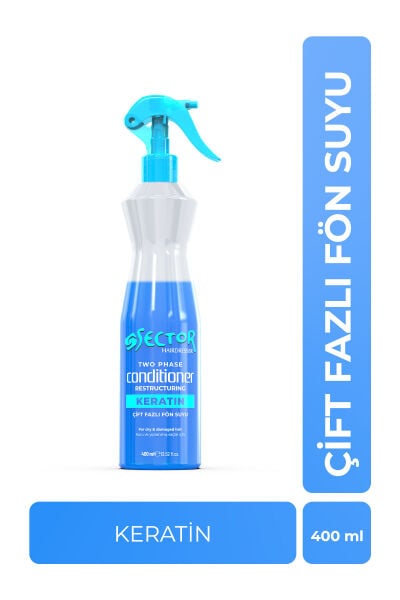 Sector Çift Fazlı Fön Suyu 400 ml Keratin