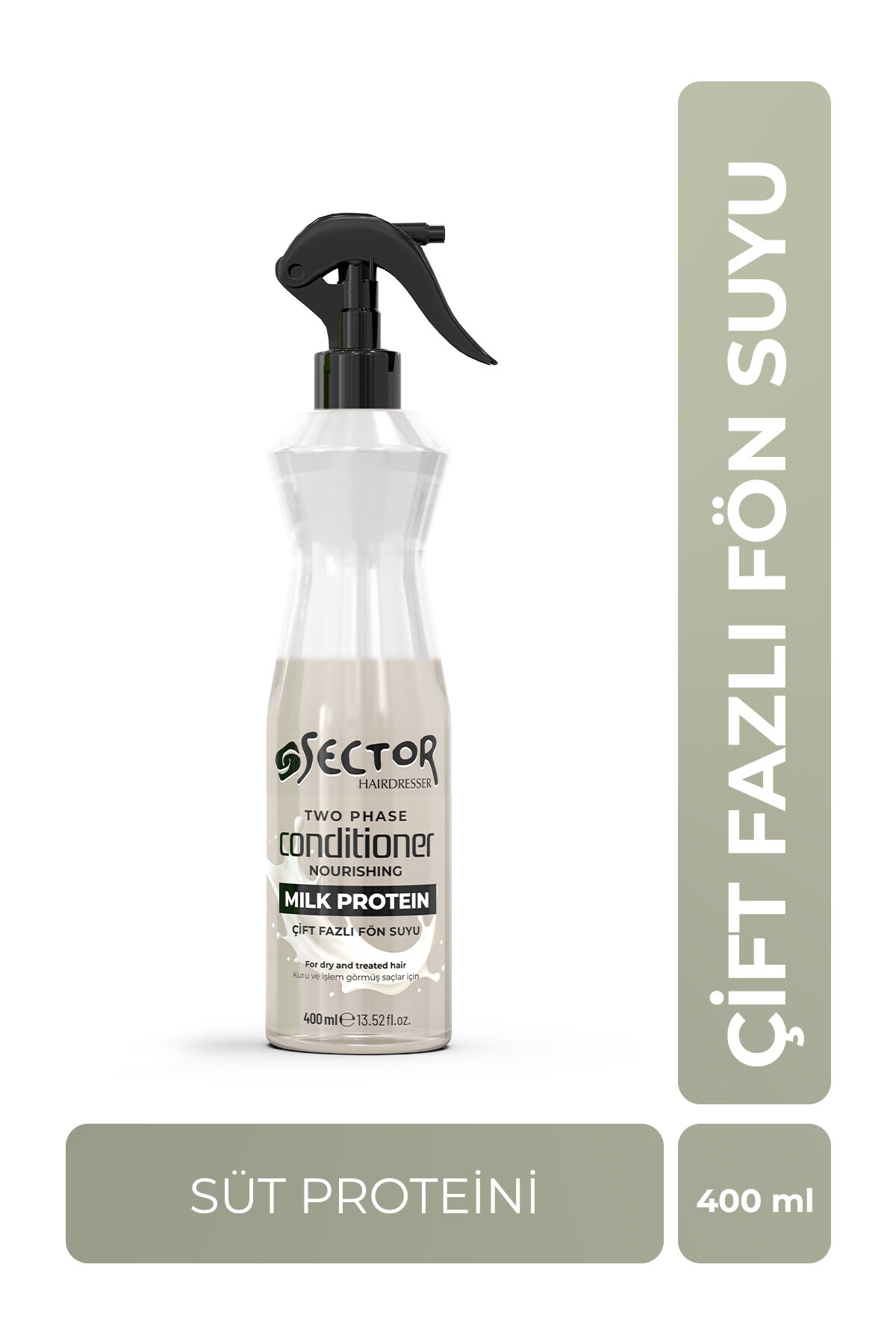 SECTOR ÇİFT FAZLI FÖN SUYU 400 ML MILK PROTEIN