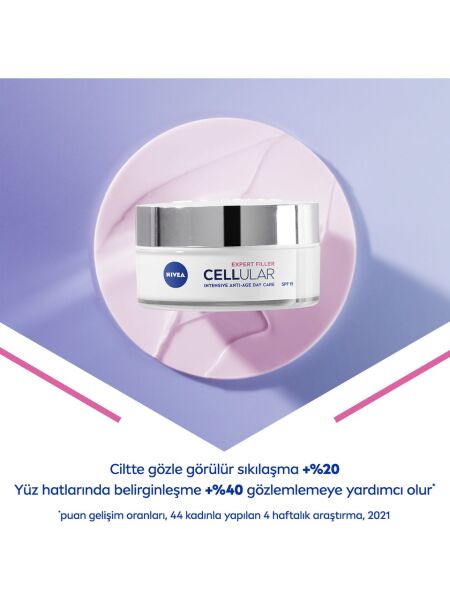 Nivea Cellular Filler Sıkılaştırıcı Gündüz Kremi SPF15 50 ml