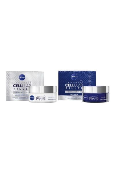 Nivea Cellular Filler Yaşlanma Karşıtı Sıkılaştırıcı Gece Gündüz Set