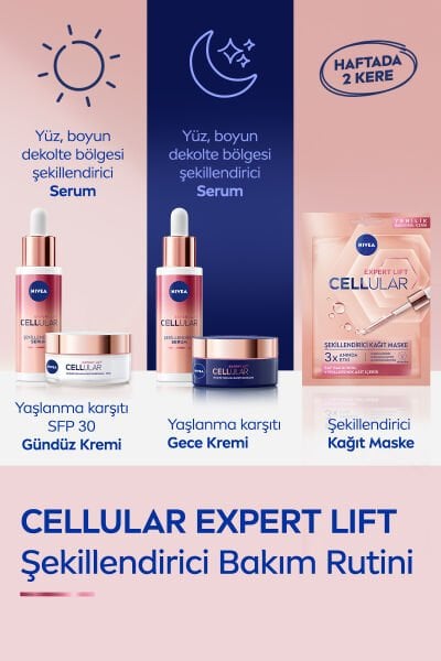 Nivea Cellular Expert Lift Yaşlanma Karşıtı Gece Kremi 50 ml