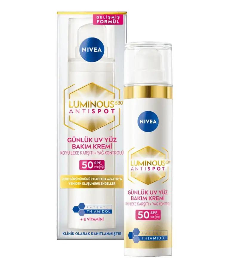 Nivea Luminous630 Spf50 Güneş Korumalı Leke Karşıtı Gündüz Yüz Bakım Kremi 40 ml