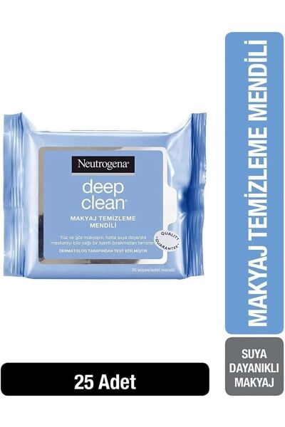 Neutrogena Deep Clean Makyaj Temizleme Mendili 25 li