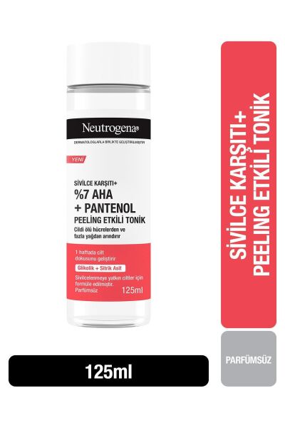 Neutrogena Sivilce Karşıtı Plus Peeling Etkili Tonik 125 ml