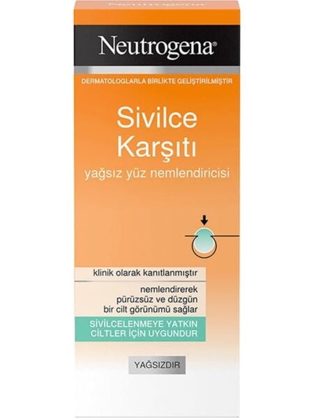 Neutrogena Sivilce Karşıtı Yağsız Yüz Nemlendiricisi 50 ml