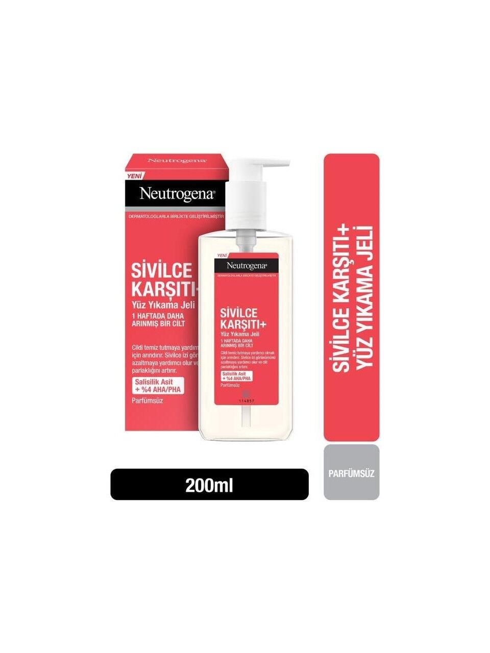 Neutrogena Sivilce Karşıtı Plus Temizleme Jeli 200 ml