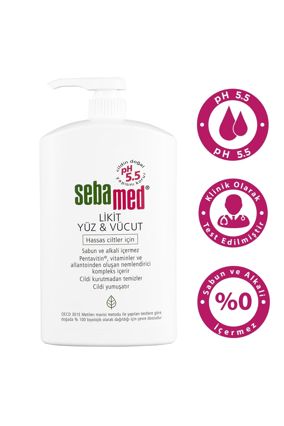 Sebamed Likit Yüz & Vücut Temizleme Jeli 1000 ml
