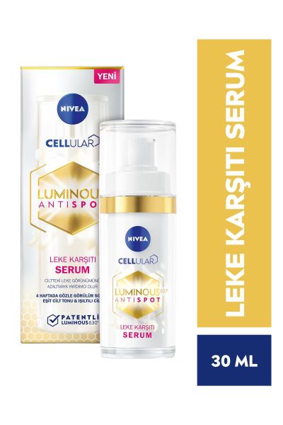 Nivea Cellular Luminous630 Leke Karşıtı Cilt Bakım Serumu 30 ml