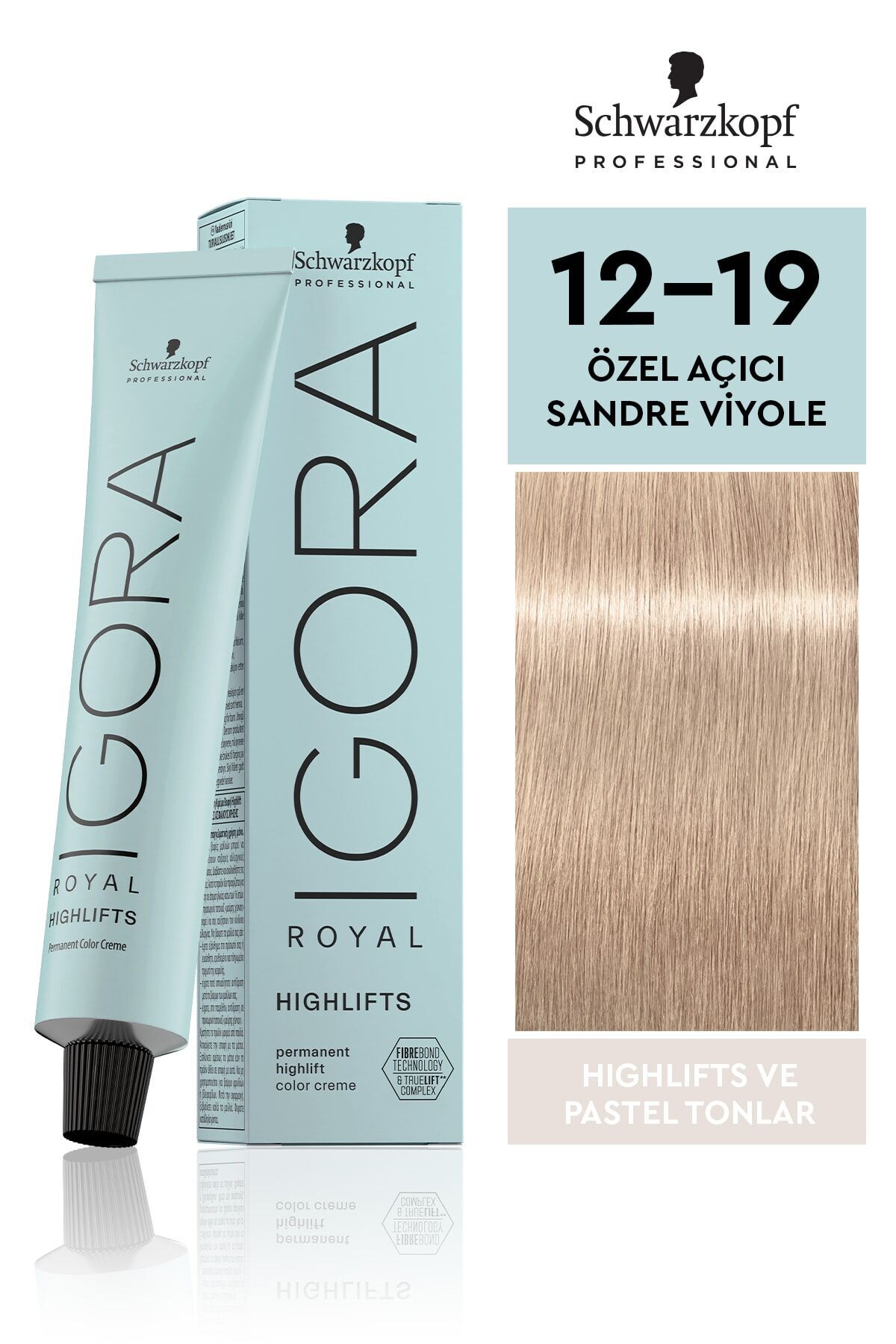 SCHWARZKOPF PROFESSIONAL IGORA ROYAL SAÇ BOYASI 60 gr 12-19