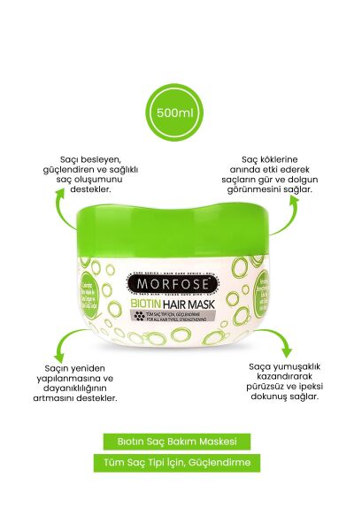 Morfose Biotin Saç Maskesi 500 ml
