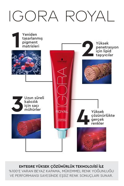 SCHWARZKOPF PROFESSIONAL IGORA ROYAL SAÇ BOYASI 60 gr 5-6
